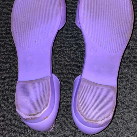 💜🎀Lilac Bow Jelly Flats🎀💜 - Picture 6 of 9